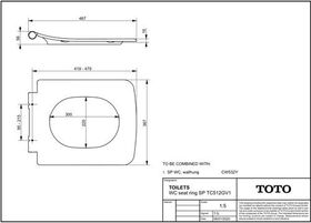 TOTO SP WC-Sitz mit Absenkautomatik we