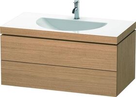 Duravit Möbelwaschtisch DARLING NEW 1000x540mm o ÜL 1 HL europäische eiche