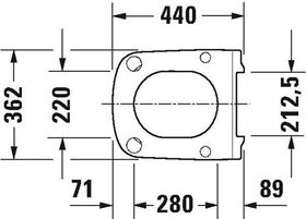 Duravit WC-Sitz DURASTYLE VITAL ohne Absenkautomatik weiß