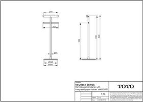 TOTO NEOREST Halter für Fernbedienung, bodenstehend chrom