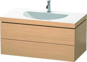 Duravit Möbelwaschtisch DARLING NEW 1000x540mm o ÜL 1 HL eiche gebürstet