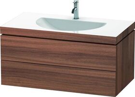 Duravit Möbelwaschtisch DARLING NEW 1000x540mm o ÜL 1 HL nussbaum natur