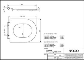 TOTO WC-Sitz mit Absenkautomatik, extra flach we