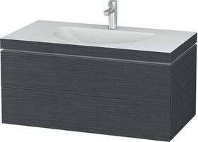 Duravit Möbelwaschtisch DARLING NEW 1000x540mm o ÜL 1 Hahnloch graphit matt