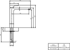 V&B Einhand-Waschtischbatterie LIBERTY rd erhöht o AG 43x228x249mm chrom