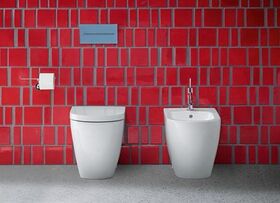 Duravit Sbid ME by Starck BACK-TO-WALL m ÜL m HLB 370x600mm 1 HL we sdm WG