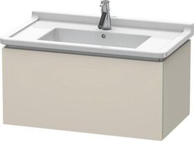 Duravit Waschtischunterbau L-CUBE 820x469mm 1 Ausz. we s-matt ES Ah mitte