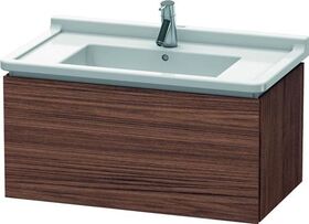 Duravit Waschtischunterbau L-CUBE 469x820x408mm nussbaum dunkel