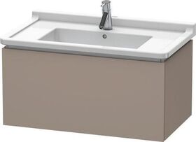 Duravit Waschtischunterbau L-CUBE 469x820x408mm taupe supermatt