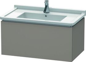 Duravit Waschtischunterbau L-CUBE 469x820x408mm basalt matt