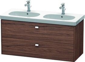 Duravit Waschtischunterbau BRIOSO Griffe chr 563x1170x469mm NB dunkel