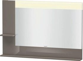 Duravit Spiegel VERO 142x1200x800mm Be flannel grey hochglanz