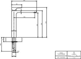 V&B Einhand-Waschtischbatterie LIBERTY rd erhöht o AG 43x233x279mm chrom