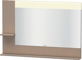 Duravit Spiegel VERO 142x1200x800mm, Beleuchtung leinen