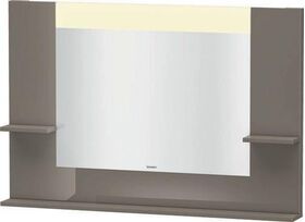 Duravit Spiegel VERO 142x1200x800mm Be flannel grey hochglanz