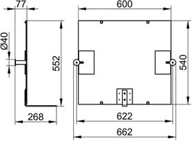 Keuco Kippspiegel PLAN CARE 600x540mm alu-fin