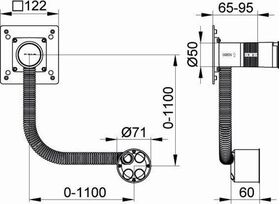 Keuco Rohbau-Set f Elektronik-Waschtischmischer (1-Loch)