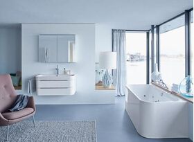 Duravit Möbelwaschtisch HAPPY D.2 m ÜL HLB 1000x505mm 1 Hahnloch weiß