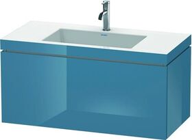 Duravit Waschtischunterbau L-CUBE m WT Vero Air 500x1000x480mm 1 HL St Bl