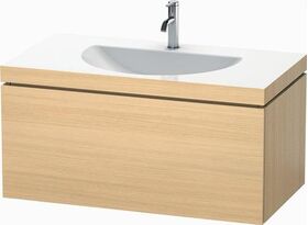 Duravit Möbelwaschtisch DARLING NEW 1000x540mm o ÜL 1 HL mediterrane eiche