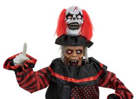 EUROPALMS Halloween Figur Pop-Up Clown, animiert, 180cm