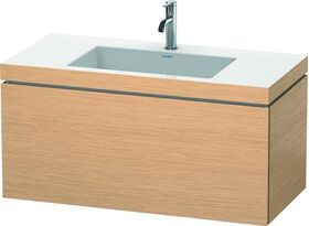 Duravit Waschtischunterbau L-CUBE m WT Vero Air 500x1000x480mm 1 HL Ei geb