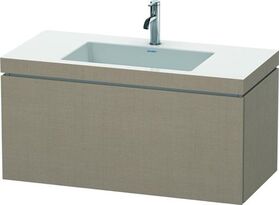 Duravit Waschtischunterbau L-CUBE m WT Vero Air 500x1000x480mm 1 HL leinen