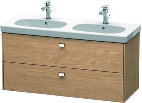 Duravit Waschtischunterbau BRIOSO Griffe chr 563x1170x469mm europ. eiche