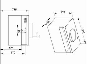 Keuco Waschtischunterbau STAGELINE 800x550x490mm vulkanit