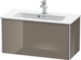 Duravit WTU COMPACT XSQUARE 400x810x388mm flannel grey hochglanz