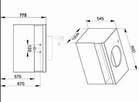 Keuco Waschtischunterbau STAGELINE 800x550x490mm inox