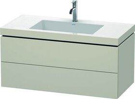 Duravit Waschtischunterbau L-CUBE m WT Vero Air 500x1000x480mm 1 HL taupe