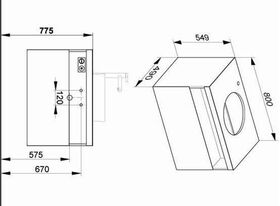 Keuco Waschtischunterbau STAGELINE 800x550x490mm vulkanit