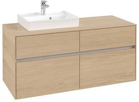 V&B Waschtischunterschrank COLLARO 120x54,8x50cm WT li Nordic Oak