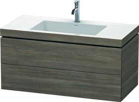 Duravit Waschtischunterbau L-CUBE m WT Vero Air 500x1000x480mm 1 HL pi Ter