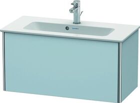 Duravit WT-Unterbau XSQUARE COMPACT 400x810x388mm lichtblau seidenmatt