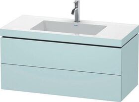 Duravit Waschtischunterbau L-CUBE m WT Vero Air 500x1000x480mm 1 HL li-bl