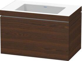 Duravit Waschtischunterbau L-CUBE m WT Vero Air 500x800x480mm o HL NB geb