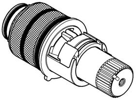 Grohe Thermostat-Kompaktkartusche 3/4" f vertauschte Wasserwege