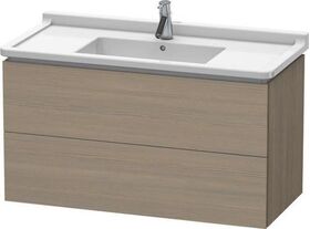 Duravit Waschtischunterbau L-CUBE 1020x469mm 2 Schubk we s-matt ES NB Mi.