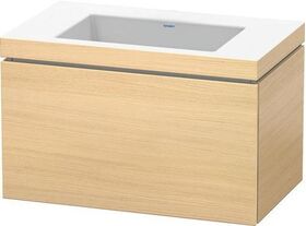 Duravit Waschtischunterbau L-CUBE m WT Vero Air 500x800x480mm o HL medi Ei