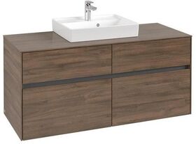 V&B Waschtischunterschrank COLLARO 120x54,8x50cm WT mttg Arizona Oak