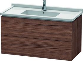 Duravit Waschtischunterbau L-CUBE 469x1020x558mm nussbaum dunkel