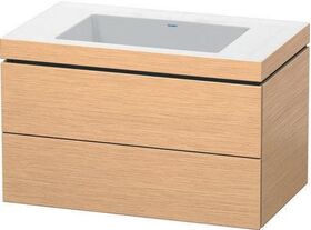 Duravit Waschtischunterbau L-CUBE m WT Vero Air 500x800x480mm o HL Ei geb