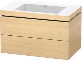 Duravit Waschtischunterbau L-CUBE m WT Vero Air 500x800x480mm o HL medi Ei