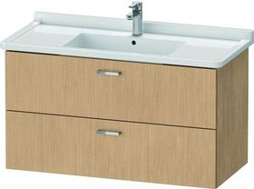 Duravit Waschtischunterbau XBASE 2 Schubkästen 560x1000x468mm eiche natur