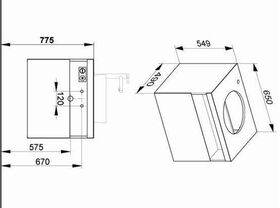 Keuco Waschtischunterbau STAGELINE 650x550x490mm vulkanit