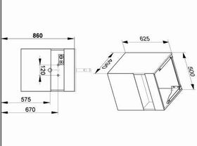 Keuco Waschtischunterbau STAGELINE 500x625x490mm cash