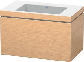 Duravit Waschtischunterbau L-CUBE m WT Vero Air 500x800x480mm o HL Ei geb