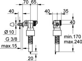 Grohe Füllventil 3/8Zoll